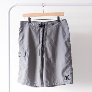Hurley Men's Gray Swim Trunks